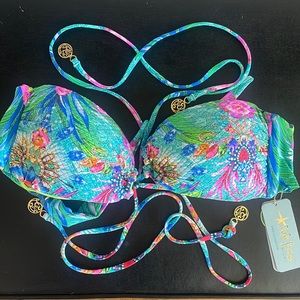 Luli Fama Hidden Gems Adjustable Bandeau top